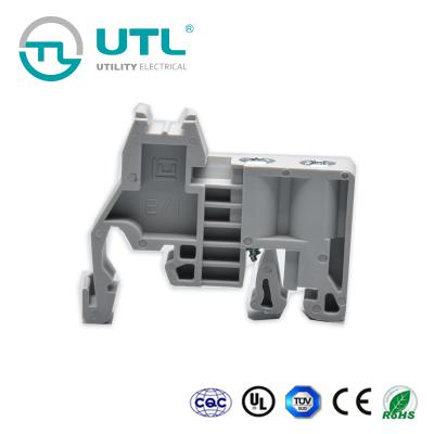 China Gray Din Rail Clamps Accessories End TB 6-0 for sale