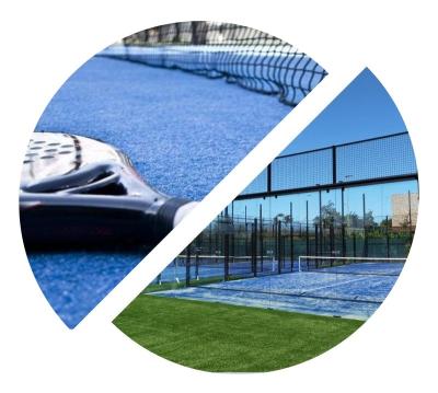 China Steel Hot Sale Construction Padel Courts Panoramic Outdoor Padel Court for sale