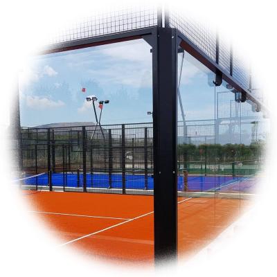 China Steel China Factory Panoramic Padel Tennis Court Lvyin Paddle Courts for sale