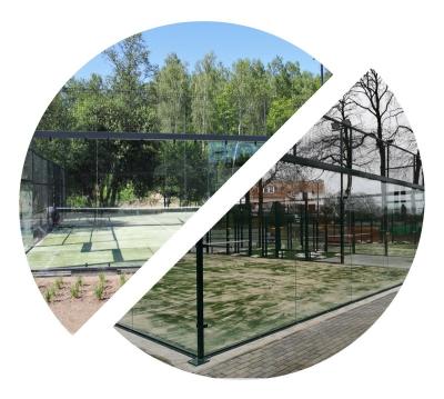 China Steel 2022 Newest Type Portable Paddle Tennis Court for Sale Panoramic China Tennis Padel Court for sale