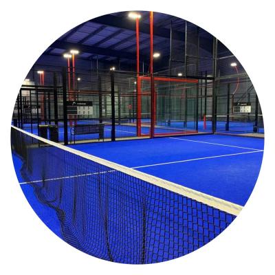 China Steel High Quality China Panoramic Padel Court Lvyin Padel-Tennis-Court for sale