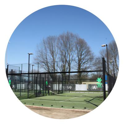 China Steel 10*20M Panoramic China Paddle Tennis Court Lvyin Portable Paddle Tennis Court for Sale for sale