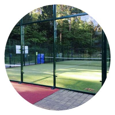 China Galvanized steel & color painting 2022 Custom New Design Padel Tenis Court Standard Singles Padel Court for sale