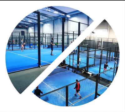 China Galvanized steel & color painting Manufacturer Dropshipping China Tennis Padel Court Classic Padel Tennis Court for sale