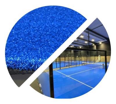 China UV resistan 100%PE mono-filament China Professional Padel Court Turf Supplier Lvyin Factory Turf Grass Padel for sale