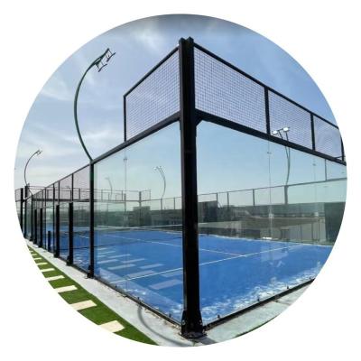 China Steel 10*20M High Quality Padel Court Outdoor Lvyin Factory Buy Padel Court for sale