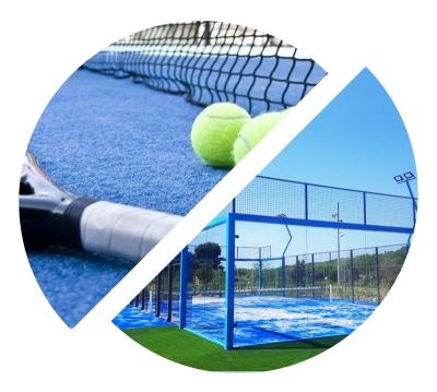 China Steel Hot Sale Cheap Padel Tennis Court Price Lvyin Factory Panoramic Padel Tennis Court for sale