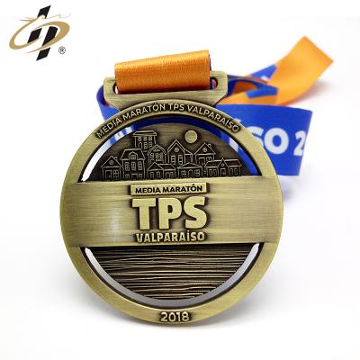 China Europe China manufacturer making your own metal marathon medal for sale