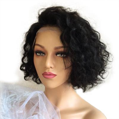 China Short Water Wave Hair Wigs 150% Density 8