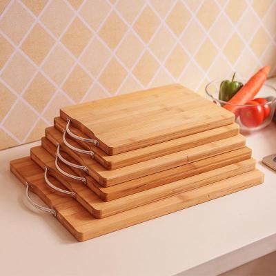 China Factory Price Viable Custom Kitchen Products Bamboo Chopper Kit 4/3pcs Wooden Bamboo Cutting Board Set for sale