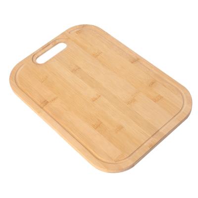 China Sustainable Wholesale Eco Friendly Bamboo Cutting Board Custom Wooden Chopper Board for sale