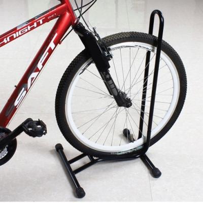 China Steel bike stand, bike floor stand, bike stand used for wide wheels for sale