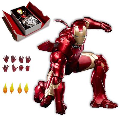 China Cartoon Toy Marks 4 Metal Texture Painting 7 Inch Ironman Model Joins All Movable Collectible Action Number for sale