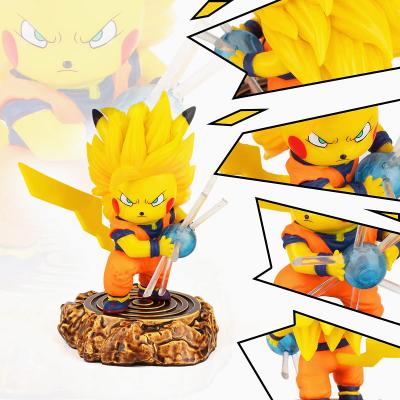 China Comic Toy Action Figure Cosplay Goku Figure Super GK Saiyan 3 Anime ssj3 Collection Birthday Gifts PVC 4 Inch for sale