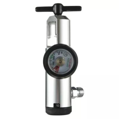 China High Quality Aluminum / Brass Pin Index CGA870 Click Style Medical Oxygen Regulator for sale