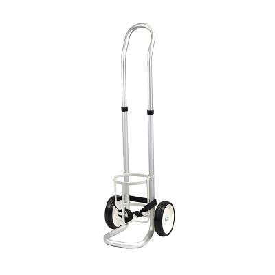 China Medical Hospital Cart Gas Cylinder Cart For ME/MD Small Oxygen Cylinder Cart Height Adjustable Oxygen Carts for sale