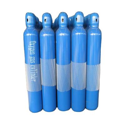 China ISO9809-1 232-50L Gas Medical Oxygen Cylinders Filling O2 Tank Manufacturer Oxygen Steel Gas Cylinder For Medical for sale