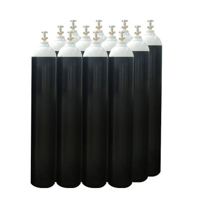 China Medical Gas 47L High Pressure Medical Oxygen Seamless Steel Cylinders for sale