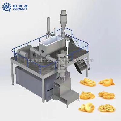 China Industrial Full Automatic Factory Large Fresh Cassava Macaroni Dry Corn Noodle Cous Cous Pasta Making Machine Production Line for sale