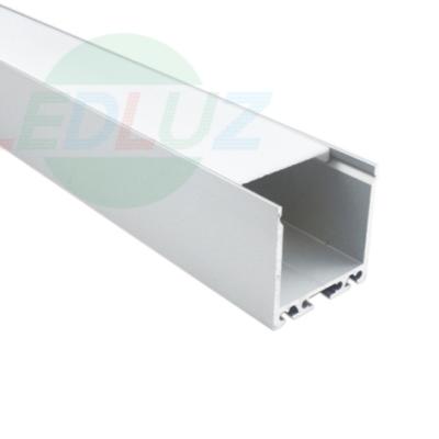 China Aluminum Alloy 35X35mm LED Aluminum Profile For Pendent Light for sale