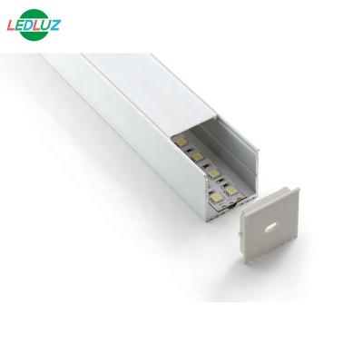 China Aluminum Alloy 35*35mm LED Aluminum Profile For Surface Mounted for sale