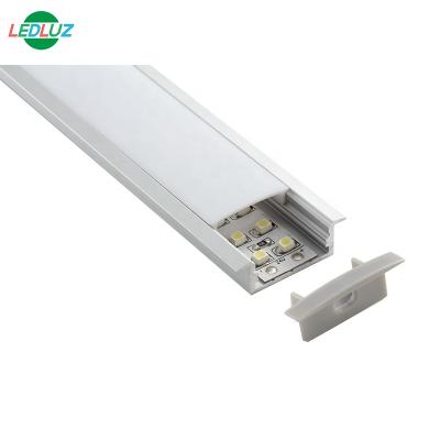 China Cabinet 10mm LED Deep Aluminum Profile With Clamp For Cabinet Lighting for sale