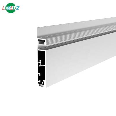 China Heatsink SK1580TR Recessed LED Edge Lighting LED Strip Aluminum Profiles With PC Opal Diffuser for sale