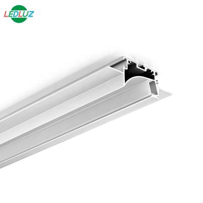 China ALP093 Trimless Radiator Wall Washer Recessed Drywall LED Profile Aluminum Channel for sale