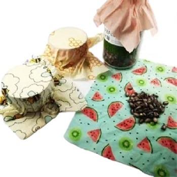 China Washable Reusable Bulk Organic Custom Colored Beeswax Food Wrap 100% Beeswax Food Wraps for sale