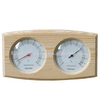 China Dormitory SAUNA THERMOMETER AND HYGROMETER for sale