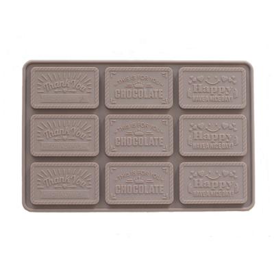 China 9 Cavity Cotta Long Cotta Food Grade Non-Stick Silicone Chocolate Cake Mold DIY Non-Stick Ice Soap Mold for sale