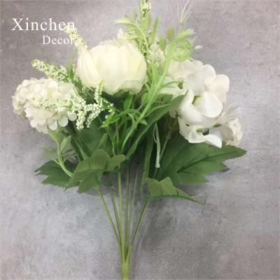 China Artificial Bouquet Factory Abundant Wholesale Different Colors For Wedding Home Flower Arrangement for sale