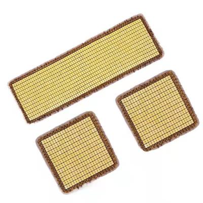 China China-Chic New Factory Wholesale Price Hot Sale Custom Car Cooling Seat Summer Beige Bamboo Mat for sale