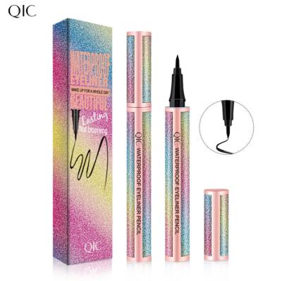 China Hot Selling Waterproof QIC 24 Hours Waterproof Liquid Eyeliner Pen Eye Liner Waterproof Starry Eyeliner Pencil Black Eye Makeup for sale