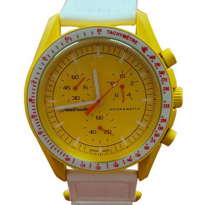 China Newest Jointly Designed Moon Venus Mars Planet Auto Date Customized Logo Watch for sale