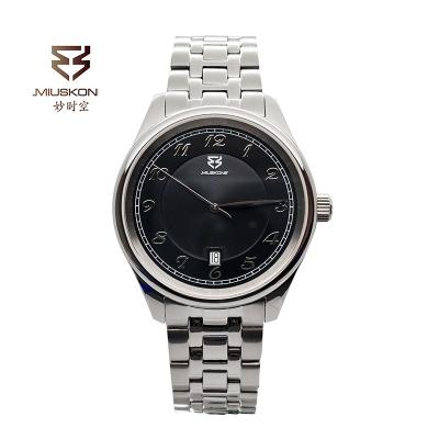 China Miuskone 2022 Automatic Couples Date Watch Stainless Steel Mechanical Watch for sale