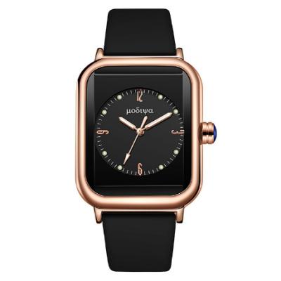 China Wholesale Creative Luminous Silica Luminous Hand Women's Fashion Hands Watch Small Square Quartz Watch for sale