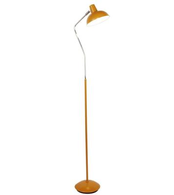 China 1 X Customized Gold Shade Floor Lamp Nordic Fancy Flexible Hotel Floor Stand Style Modern Open Floor Lamp Max.40w for sale