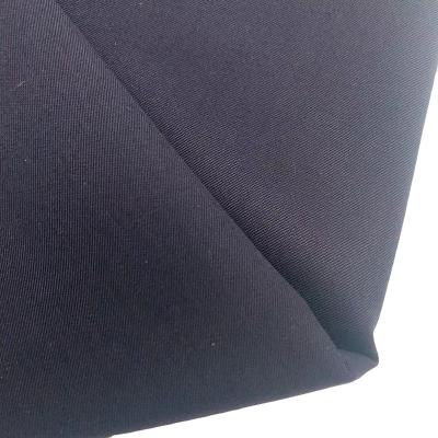 China Outdoor High Quality Navy Blue Apparel Fabric Polyester Woolen Thicken Waterproof Winter Waterproof Viscous Fabric for sale