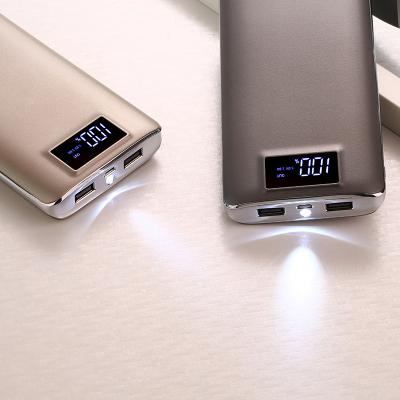 China High Capacity Metal Case Portable Power Bank 20000mah Lithium Battery Charger for sale