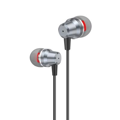 China New High Quality Perfect Noise FONENG Earplugs 3.5mm Full Metal Cheap Cable Headphones for sale