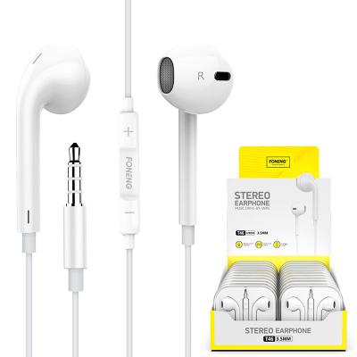 China Perfect New FONENG Retail Noise Earphone Stand T46 Semi-in-ear Music Earphone Kit Beautifully Bundled Wired Earphones for sale