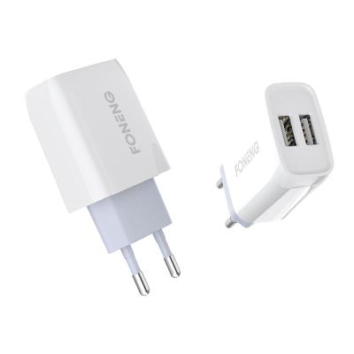 China Mobile Phone Tablet MP3 GPS FONENG EU Charger 2.4A Pad Smart Cell Phone Wall Charger for sale