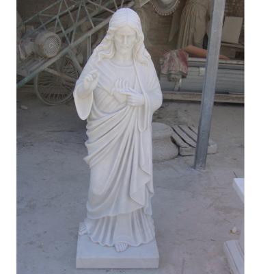 China Western Sculpture Jesus Christ Traditional Home Decor Style Religious Figure Marble Statue for sale