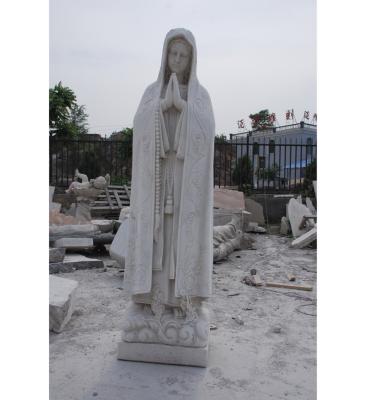 China High Quality Marble Mary Traditional Outdoor Decoration Religious Figure Stone Statue for sale