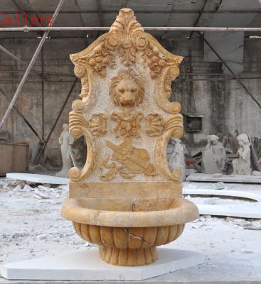 China Customized Traditional Fountain Garden Decoration Marble Wall Fountain For Sale for sale