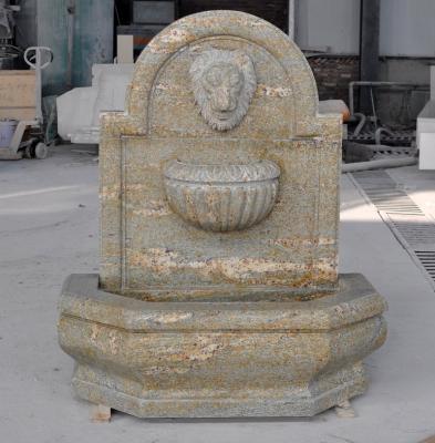 China Traditional Hand Carved Marble Wall Fountain Customized Garden Marble Fountain For Sale for sale