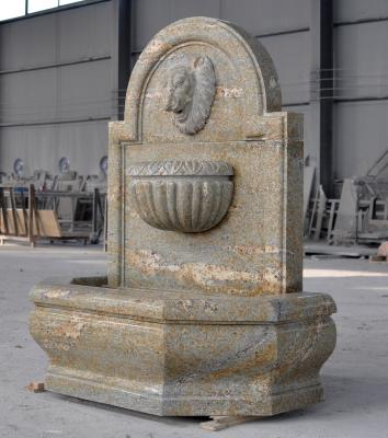 China Customized Traditional Fountain Garden Decoration Marble Wall Fountain For Home Decoration for sale