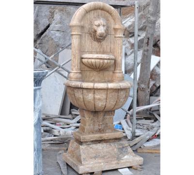 China Traditional Garden Decoration Handmade Natural Marble Wall Garden Customized Marble Fountain for sale