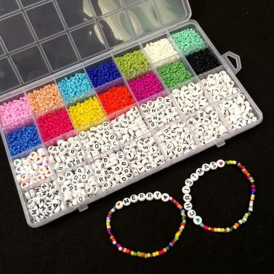 China 5000pcs Acrylic Beads for Bracelets 26 Letters DIY Beads Chain Thigh Chain for Women Big Snake Pendants Leg Chain Body Jewelry for sale